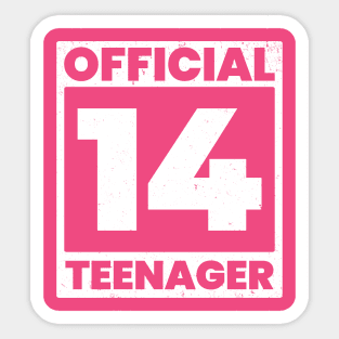 14th birthday Sticker